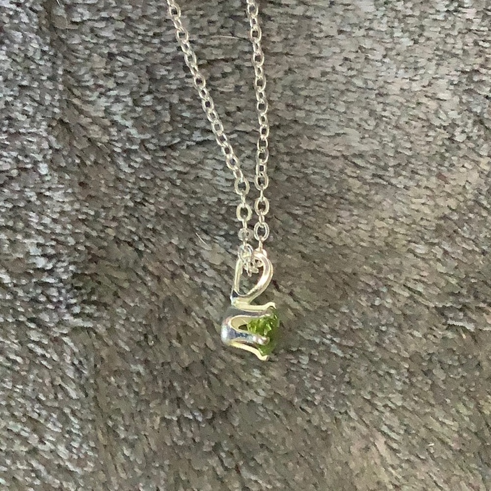 NWT Set of 2 EFFY pendant necklaces: Peridot and Mystic Topaz - Picture 4 of 13